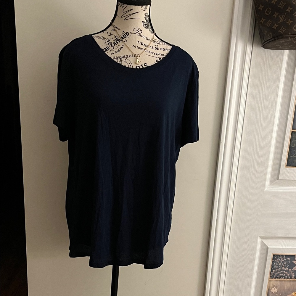 💗Ambiance Deep Blue Short Sleeve Tee